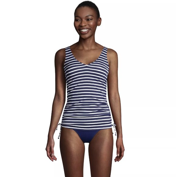 Lands' End Women's Tankini Swimsuit Top - Picture 1 of 8